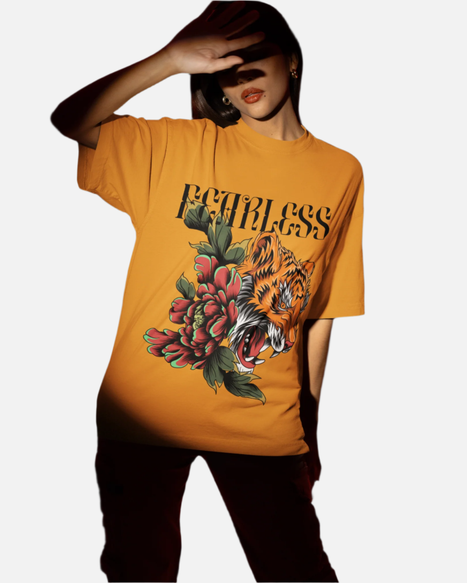 Fearless Golden Yellow Oversized T-shirt