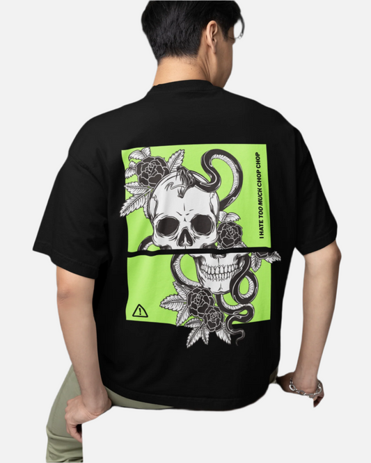 Zen Skull Unisex Oversized T-shirt - trendihead