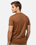 Coffee Brown Regular Fit T-shirt