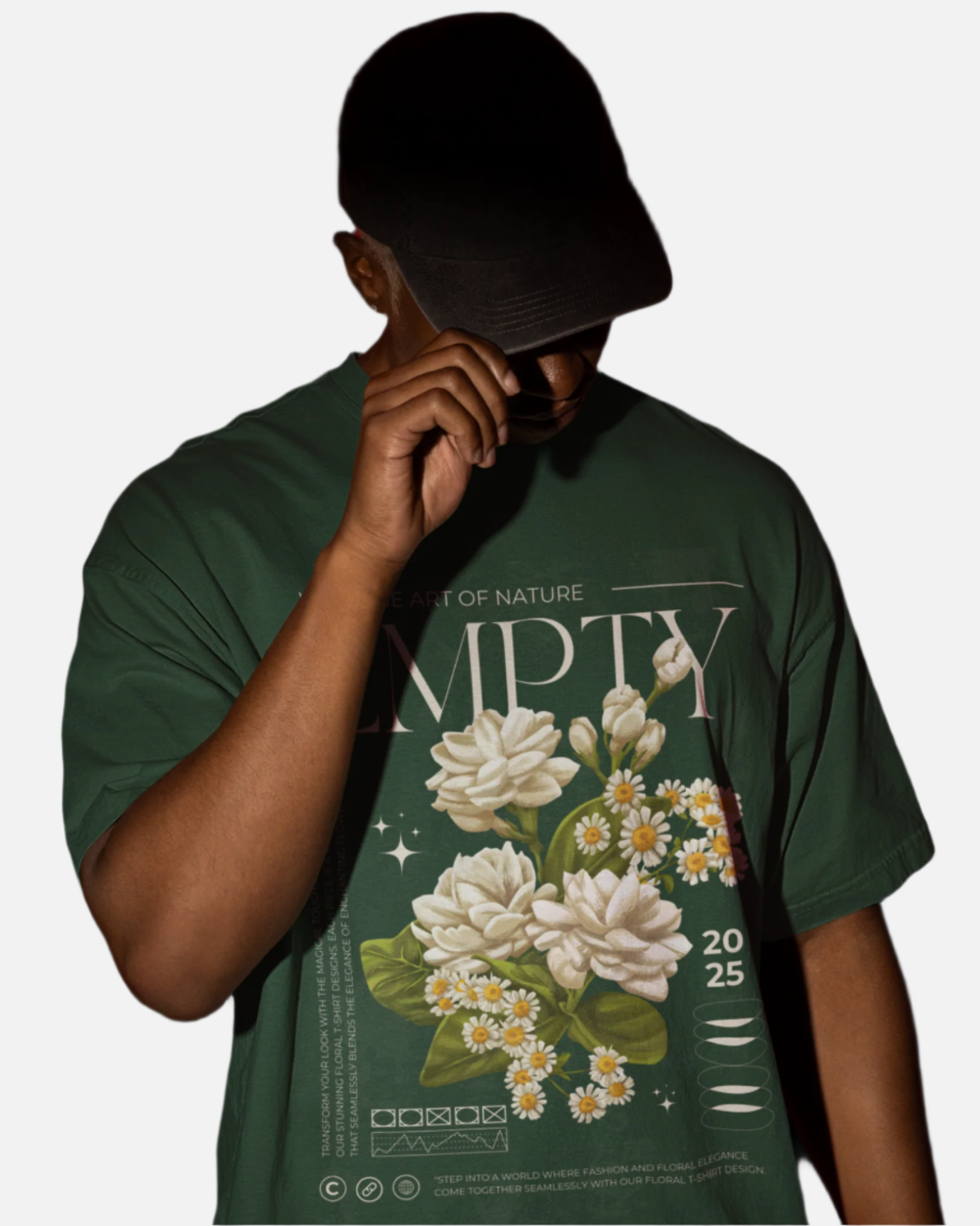 Empty Bottle Green Oversized T-shirt