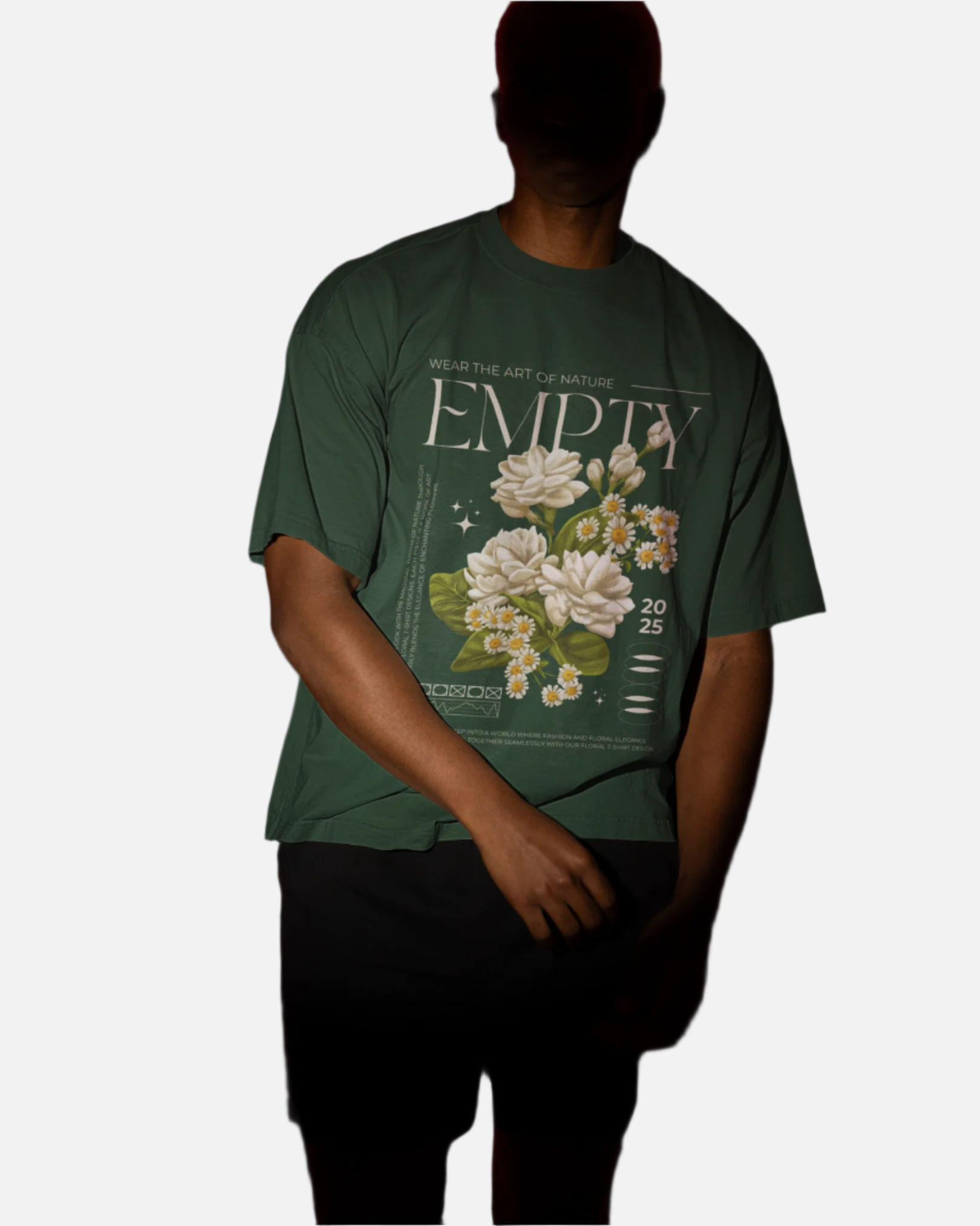 Empty Bottle Green Oversized T-shirt
