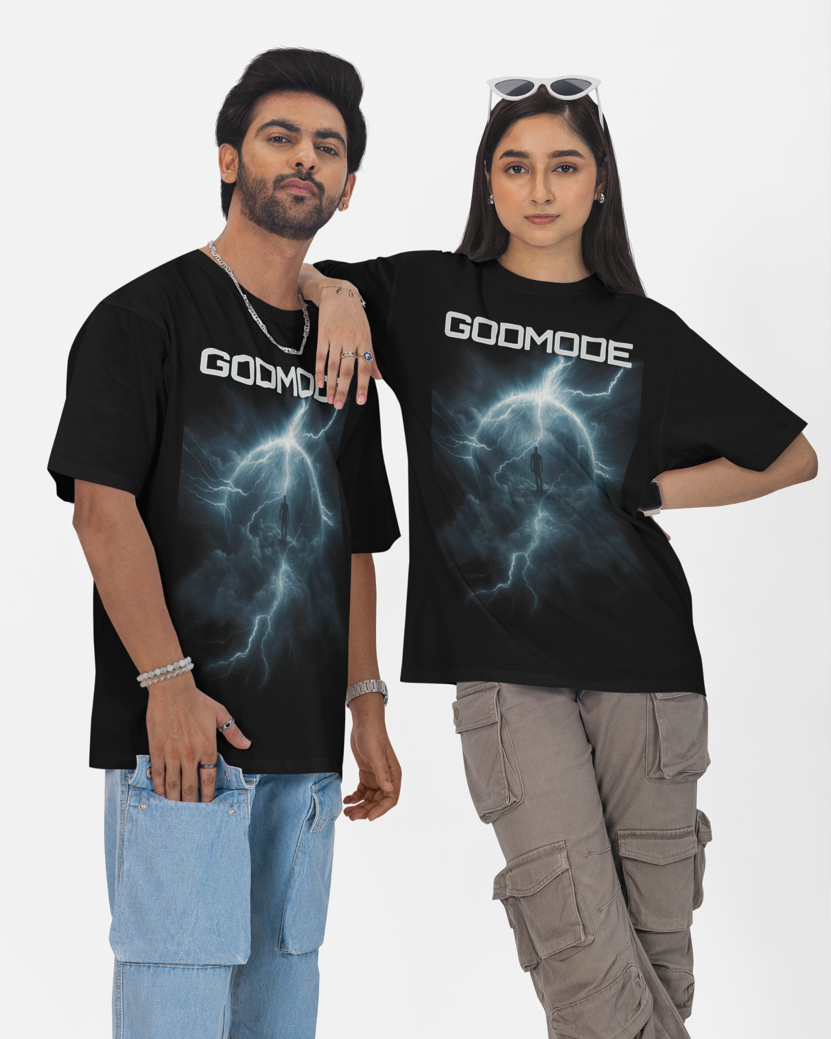 Godmode Black Oversized T-shirt