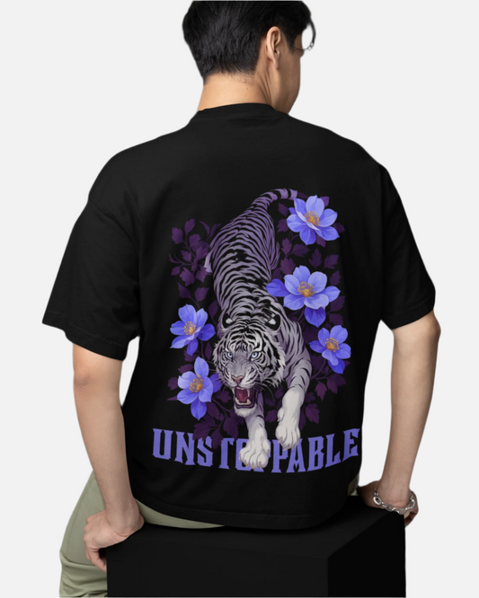Unstoppable Black Oversized T-shirt