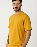 Everyday Oversized Tee- Mustard Yellow