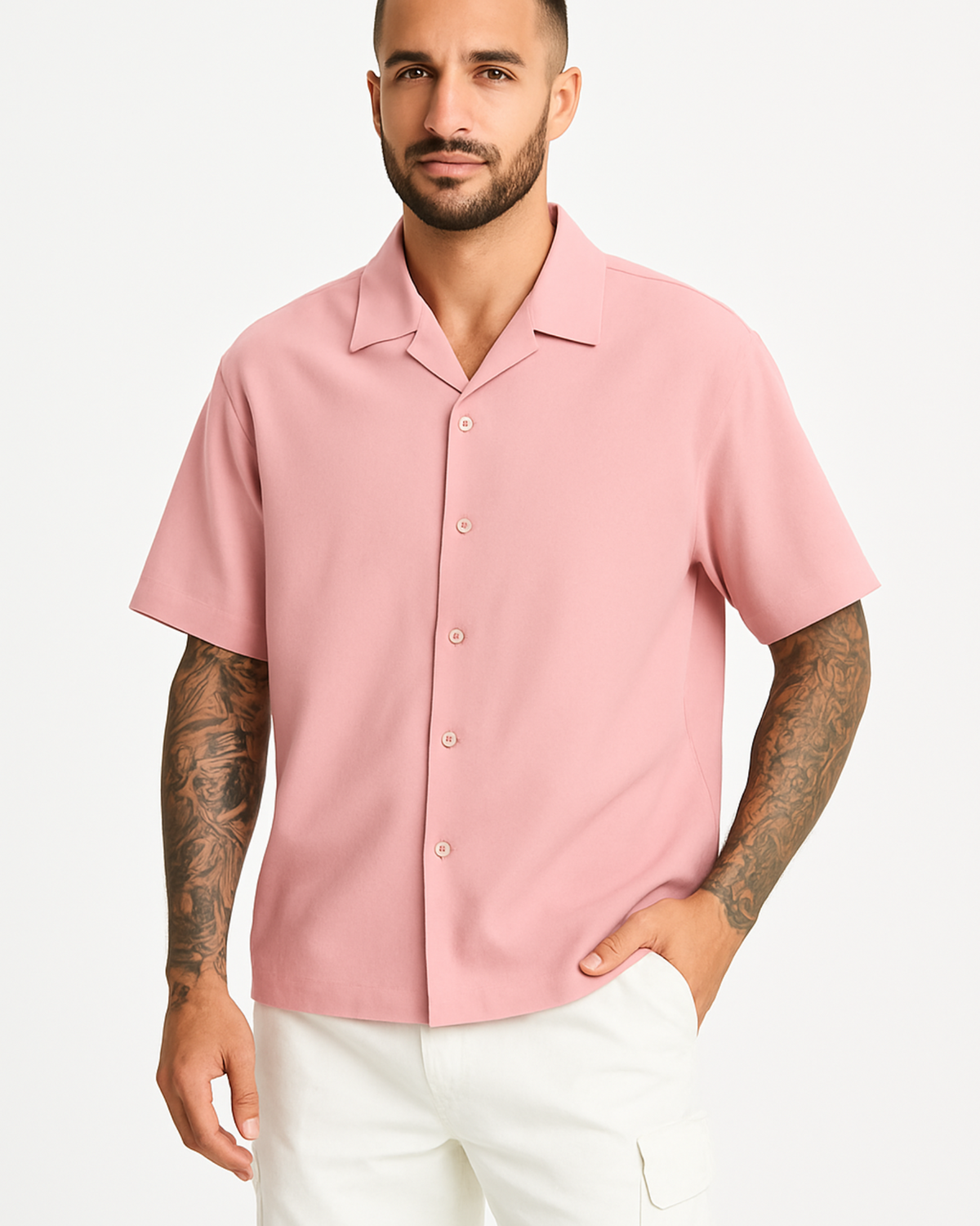 Light Pink Oversized Shirt