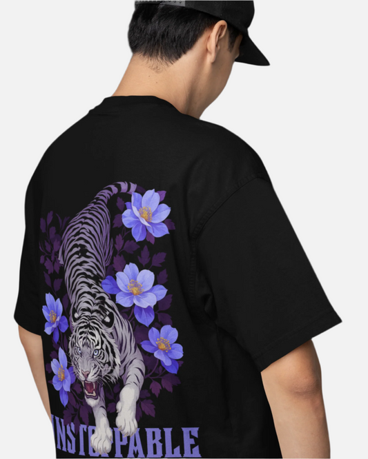 Unstoppable Black Oversized T-shirt