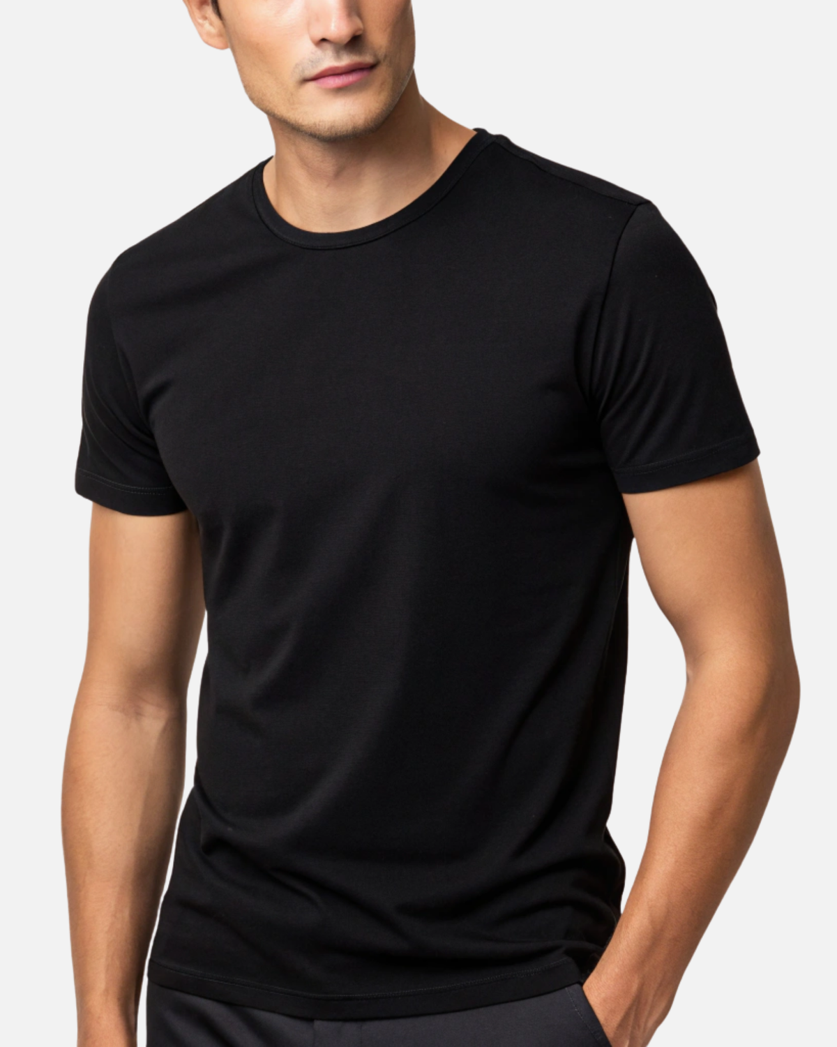 Black Regular Fit T-shirt