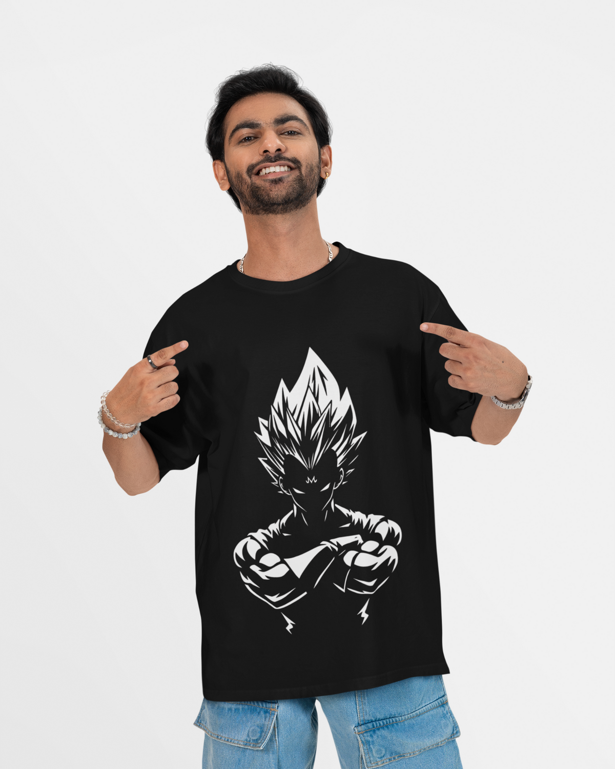 Power Black Oversized T-shirt