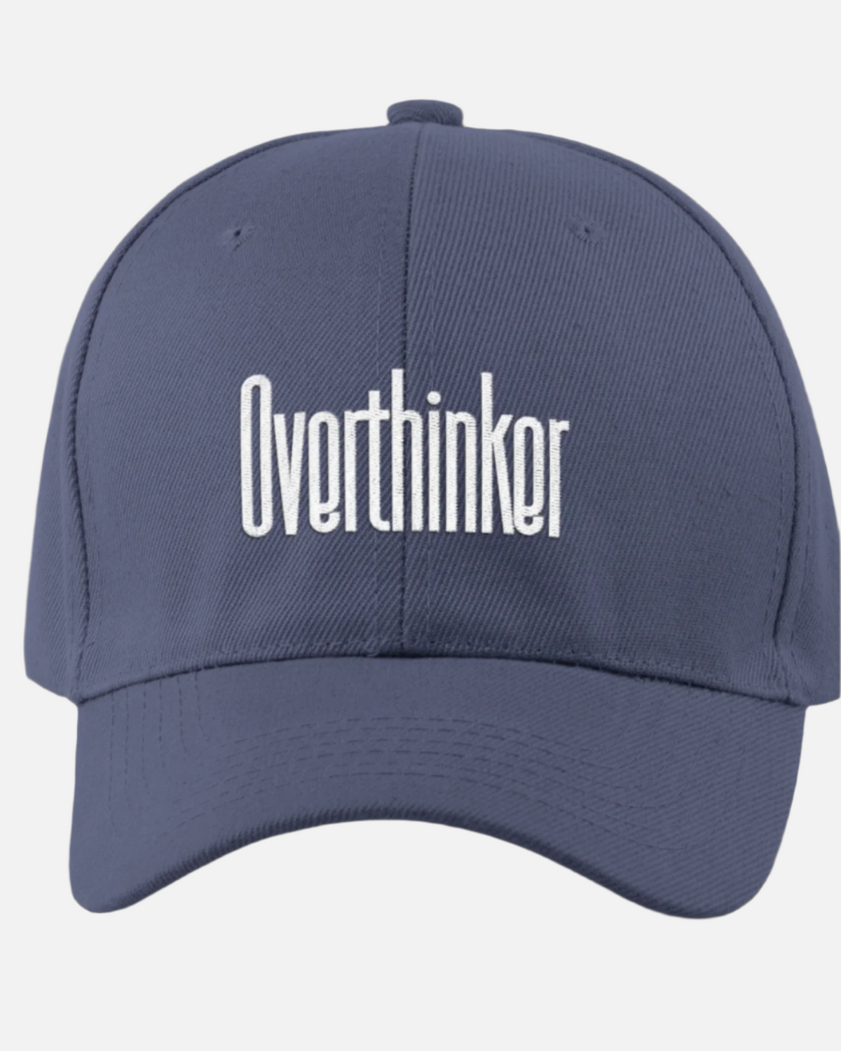 Overthinker Navy Blue Baseball Cap
