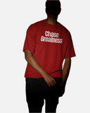 Chase Greatness Red Oversized T-shirt