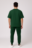 Green Oversized T-shirt with Jogger Coord