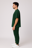 Green Oversized T-shirt with Jogger Coord