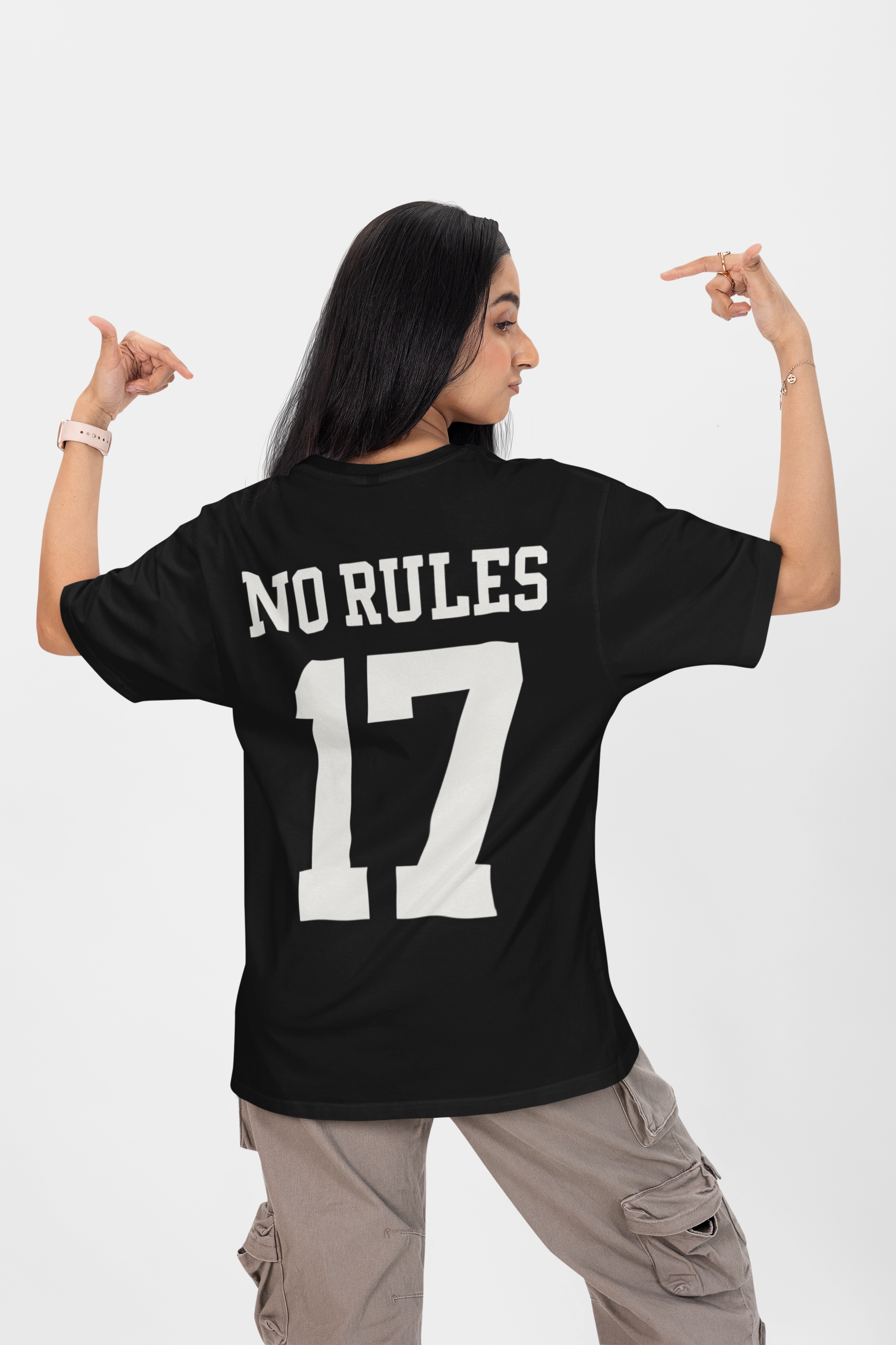 Dropout Black Oversized T-shirt