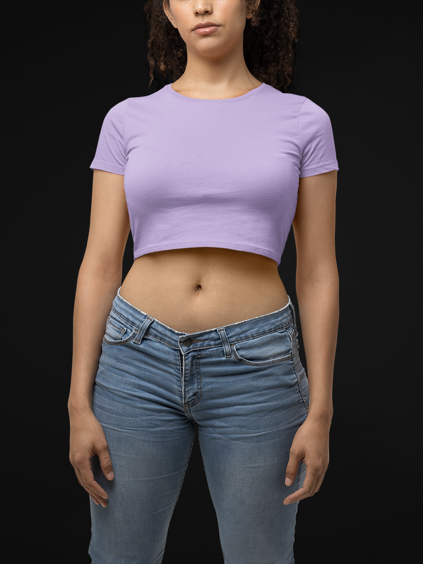 Lavender Crop Top