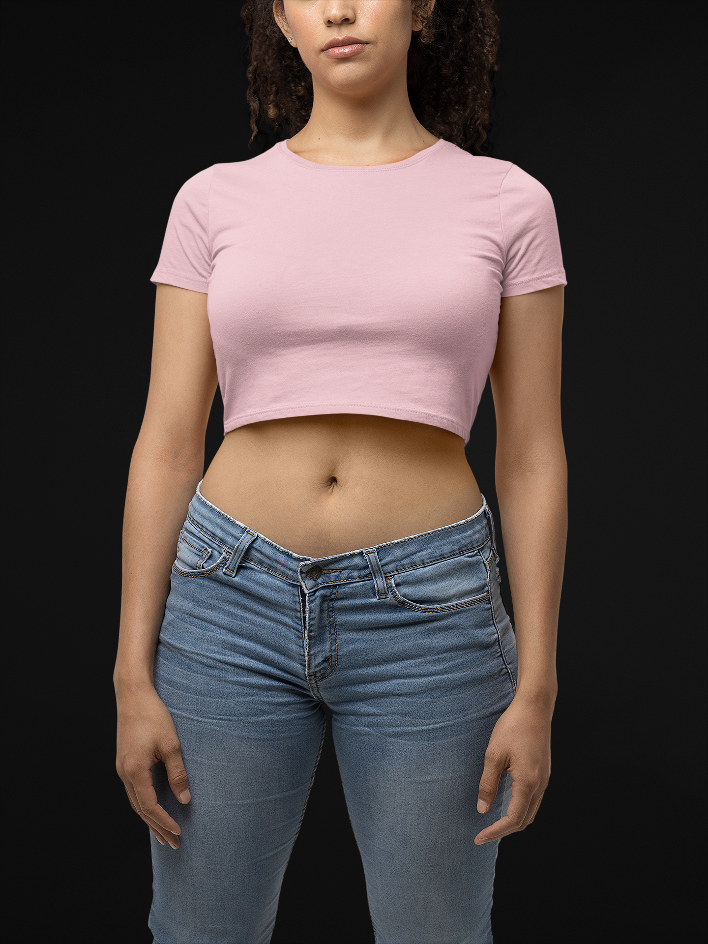 Light Pink Crop Top