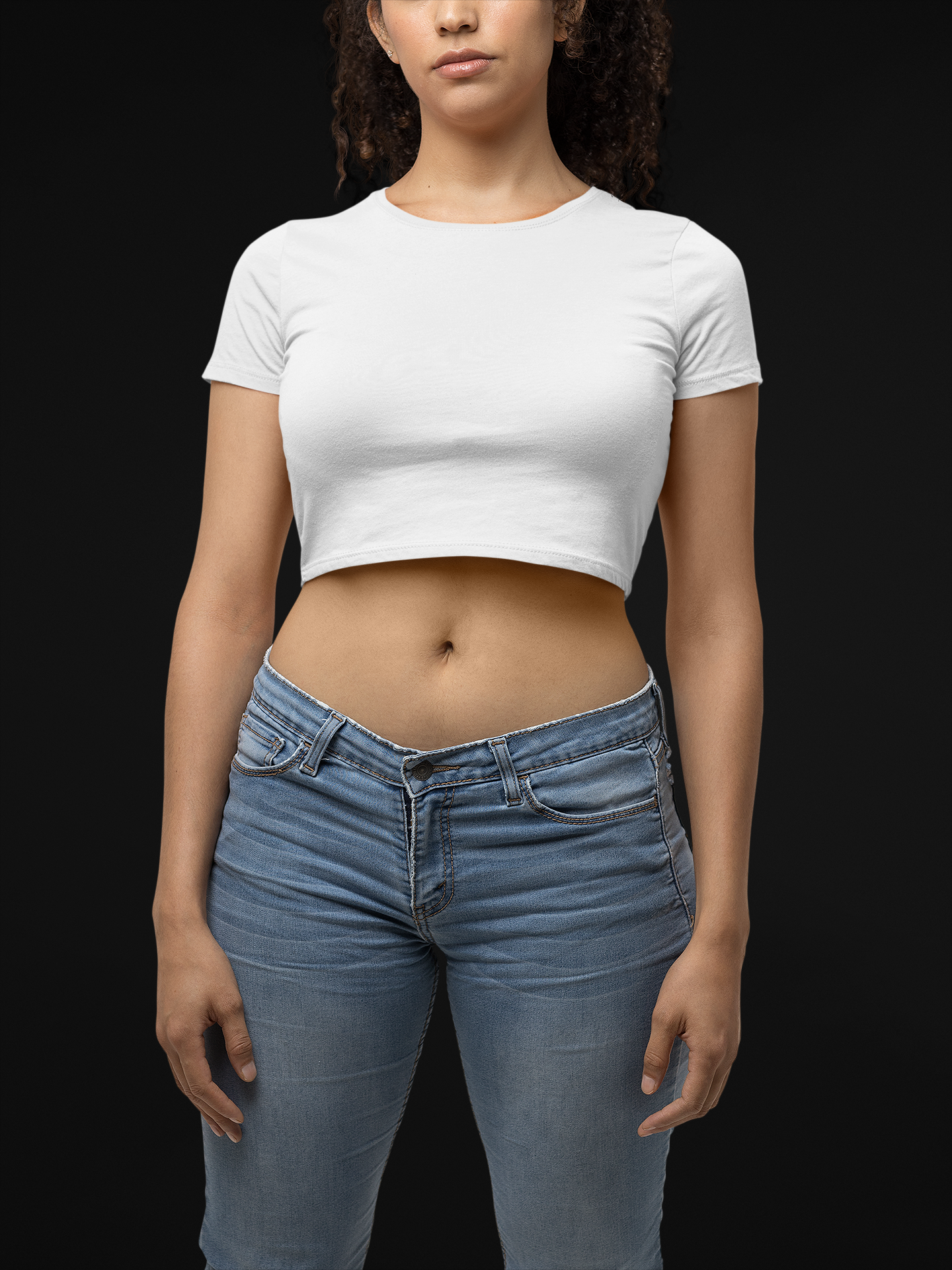 White Crop Top