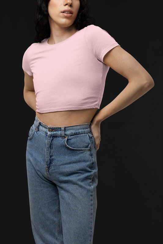 Light Pink Crop Top