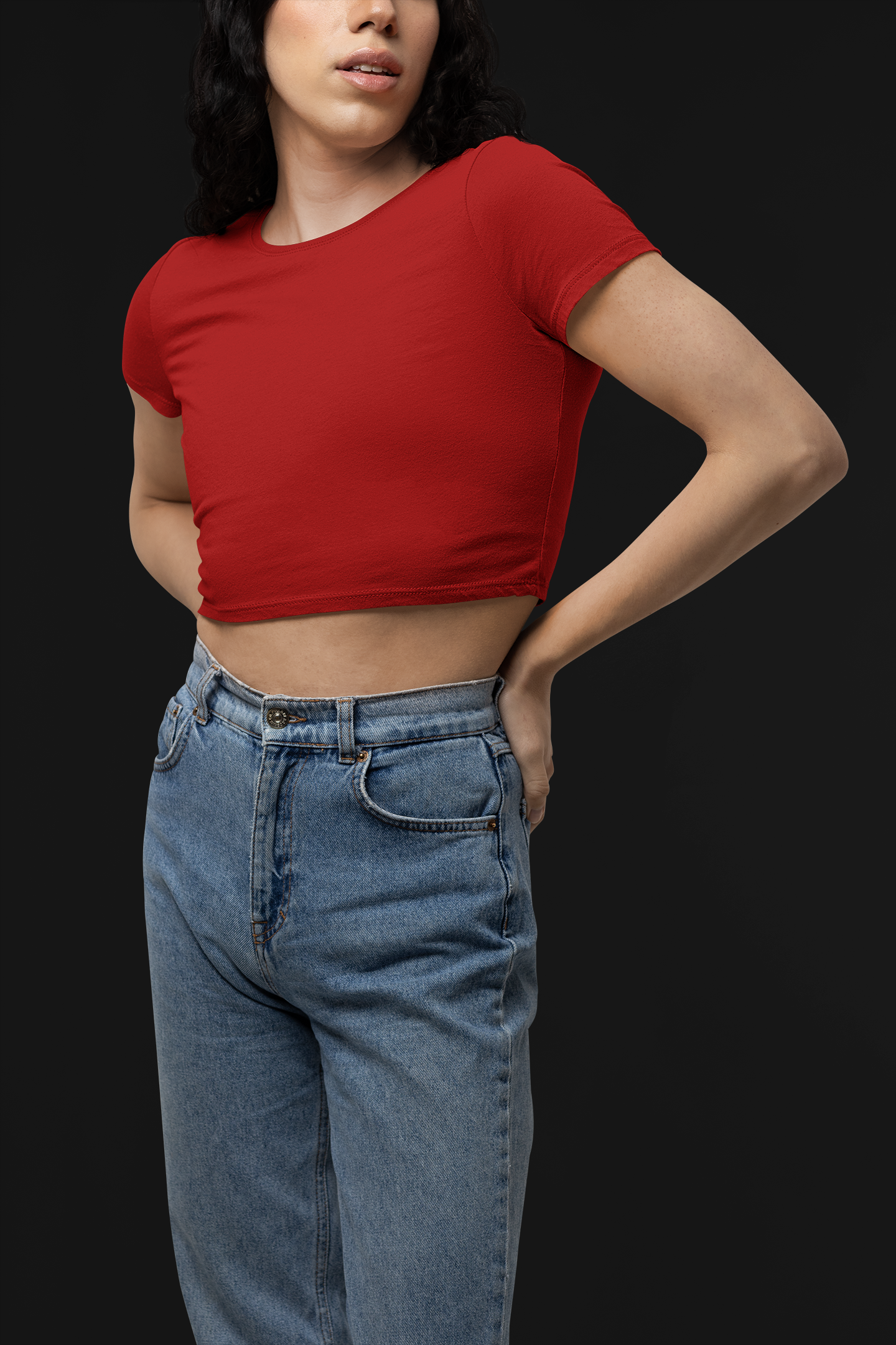 Red Crop Top