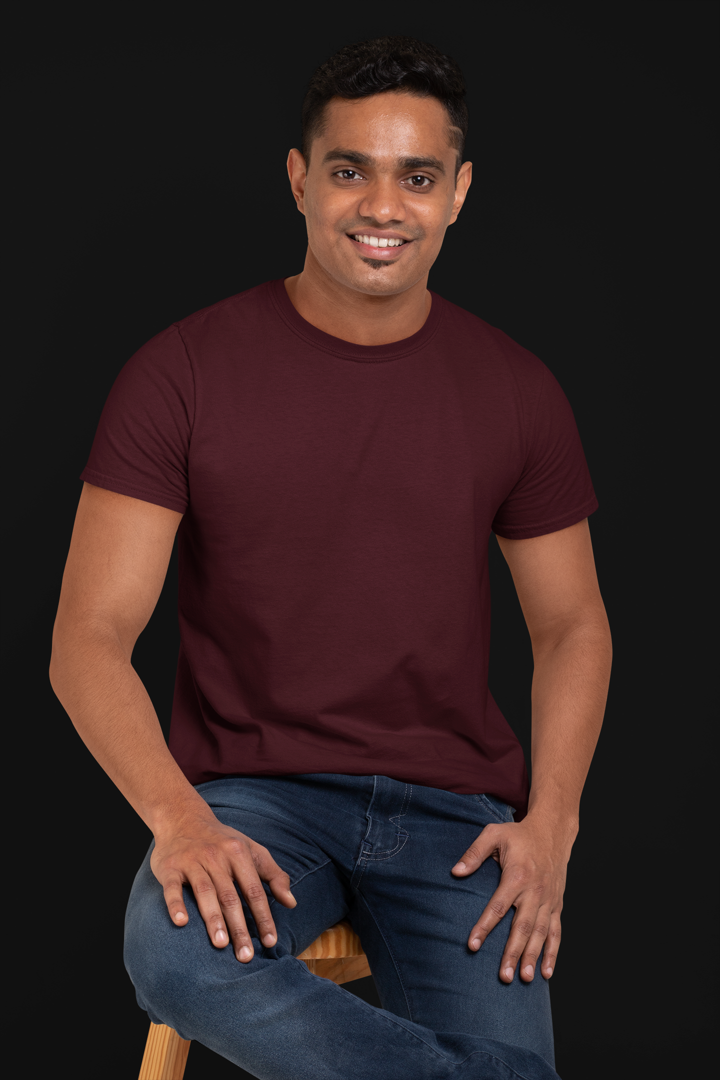 Maroon Supima T-shirt