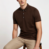 Coffee Brown Polo T-shirt