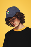 India Flag Navy Baseball Cap