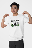 Bhayankar Aalsi White Regular T-shirt