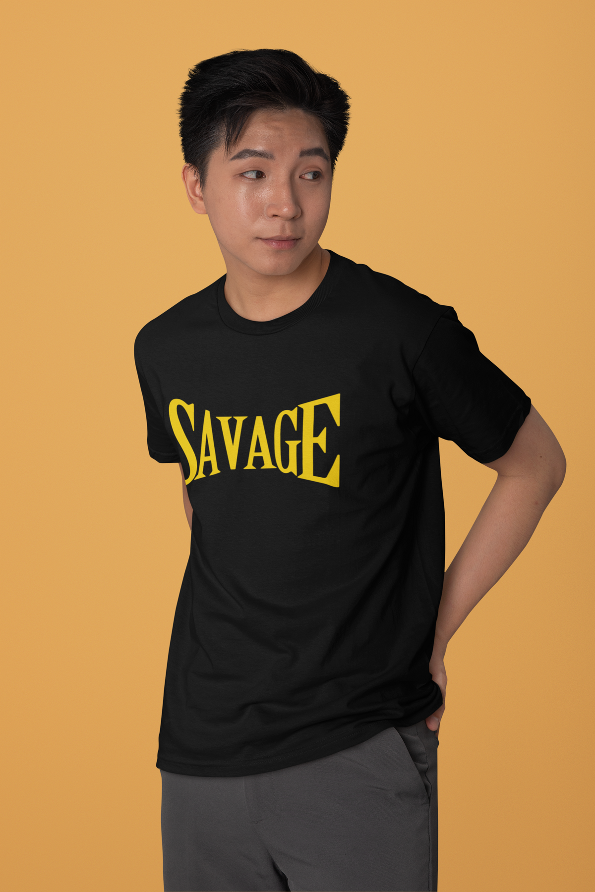 Savage Black Regular T-shirt