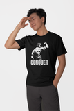 Conquer Black Regular T-shirt