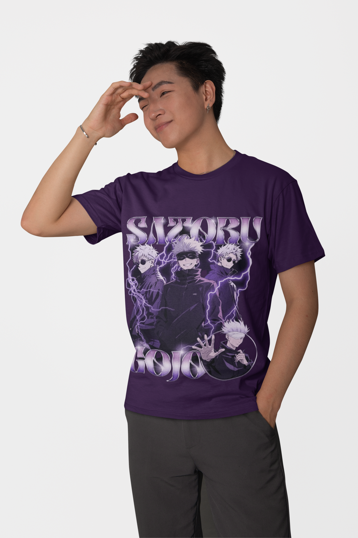 Gojo Satoru Purple Regular T-shirt