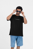 On a Mission Black Oversized T-shirt