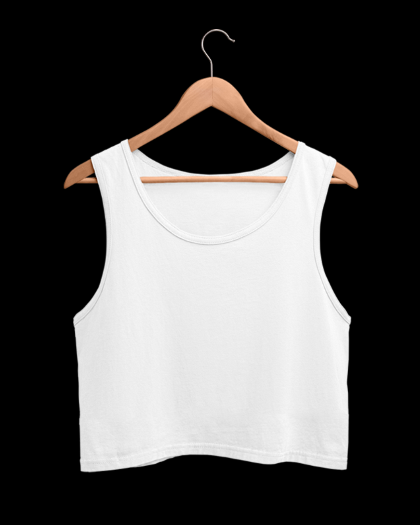 White Crop Tank