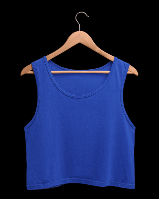 Royal Blue Crop Tank