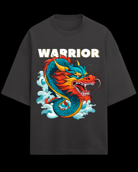 Warrior Black Unisex Oversized T-shirt