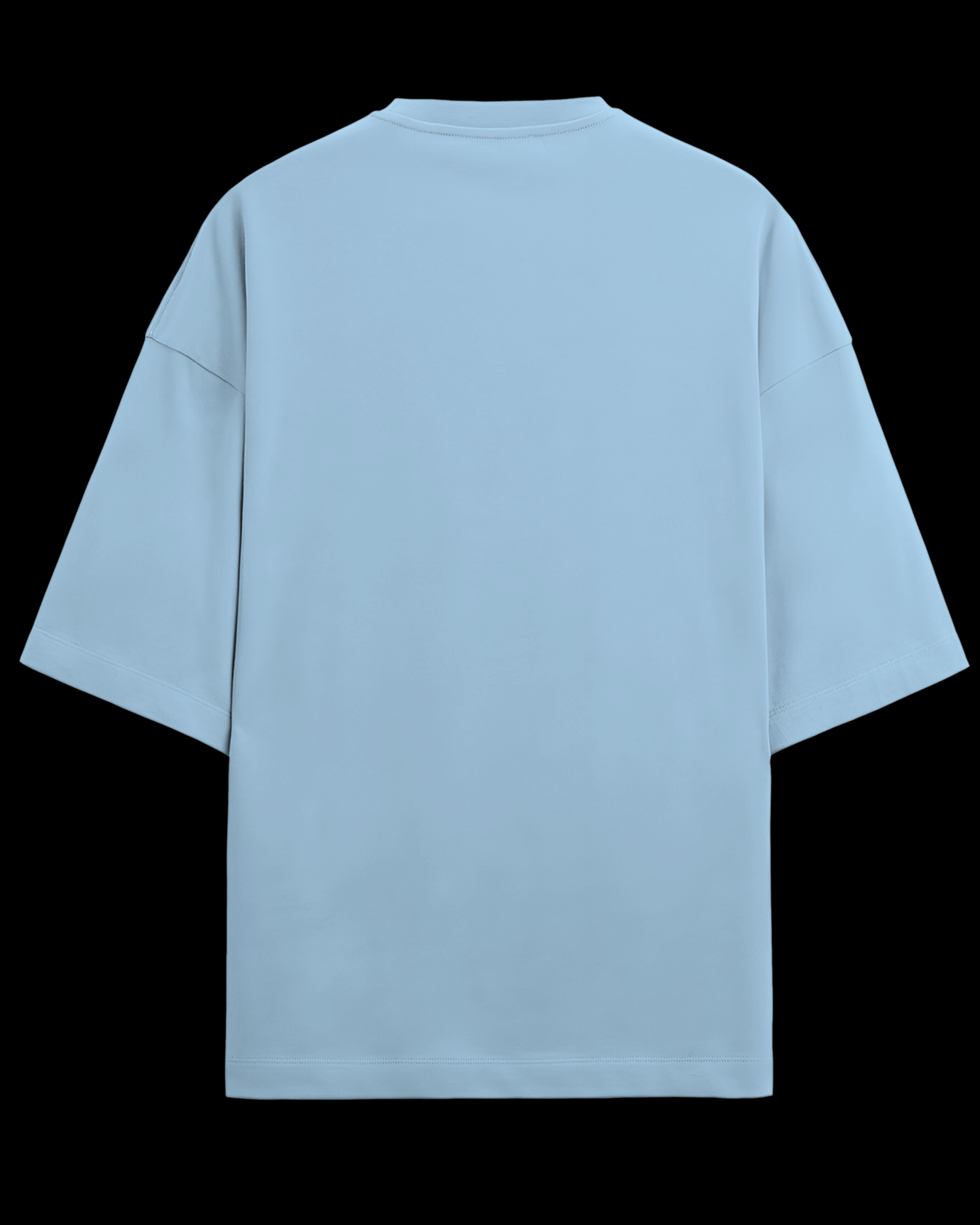 Baby Blue Basic Unisex Oversized T-shirt